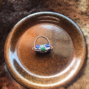 One Statement African Glass Ring